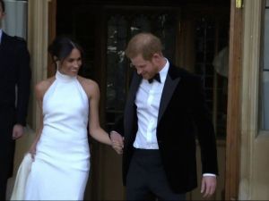 Kraliyet gelinin ikinci kıyafeti