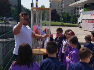 Mobil Matematik Müzesi Saraybosna’da öğrencilerle buluştu