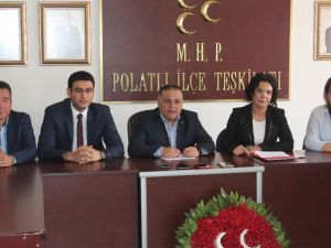 MHP Ankara 1. Bölge milletvekili adayları Polatlı da tanıtıldı