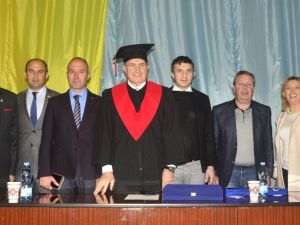 Dr. Mustafa Aydın’a Odessa Ulusal Politeknik Üniversitesi’nden “Fahri Doktora ”verildi