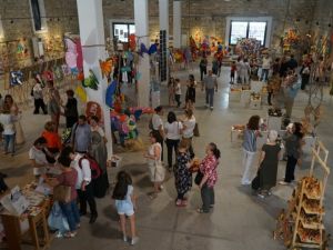 Öğrencilerden yıl sonu sanat sergisi