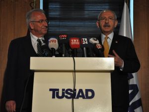 CHP Genel Başkanı Kılıçdaroğlu, TÜSİAD’ı ziyaret etti