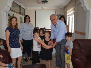 Başkan Karaçelik, minik öğrenciler ile bir araya geldi