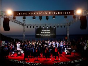 Cumhurbaşkanı Akıncı’nın katıldığı törenle diplomalarını aldılar