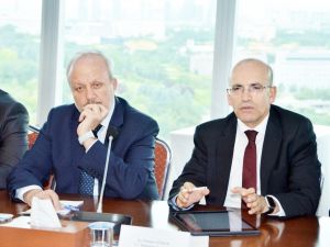 Başbakan Yardımcısı Şimşek, ASO’da OSB başkanlarıyla bir araya geldi