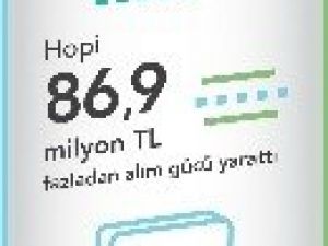 Erbay: "Hopi, üyelerinin alım gücünü 86,9 milyon TL artırdı"