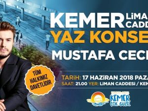 Kemer Mustafa Ceceli konseri ile yaza merhaba diyecek