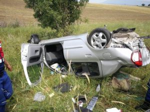 Gediz’de trafik kazası: 3 yaralı