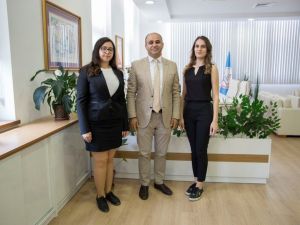 Dünya Üçüncüsü öğrencilere tebrik