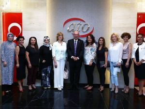 Baran, girişimci kadın üyelerle bir araya geldi