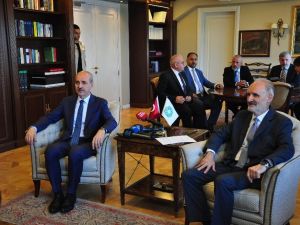 Bakan Numan Kurtulmuş İTO’yu ziyaret etti