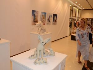 Genç sanatçıların eserleri bu sergide