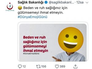 Sağlık Bakanlığından sağlıklı emojiler