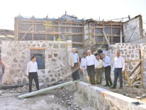 Salihli Atatürk Evi’nde restorasyon devam ediyor