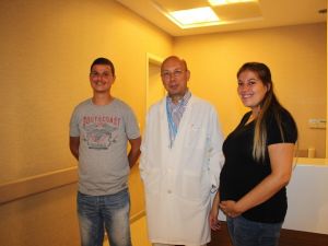 Karaciğer nakli olan genç kadına annelik sürprizi