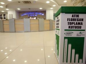 Yenimahalle 7 ayda 1 ton floresan atık topladı