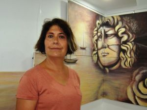 Didim’de resim sergisine yoğun ilgi