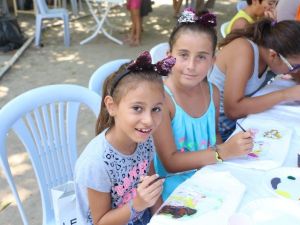 Kuşadası’nda çocuklar için yaz atölyesi etkinliği