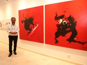 Habip Aydoğdu ile “Kırmızı Yolculuk” sergisi açıldı