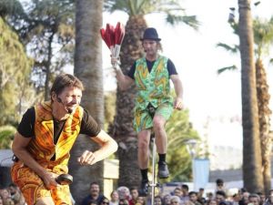 Kurtuluş gününde fuarda renkli görüntüler