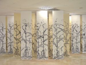 Kâğıda nefes verdi