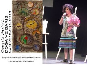 Foça’da ’Doğa ve Barış’ adlı resim sergisi