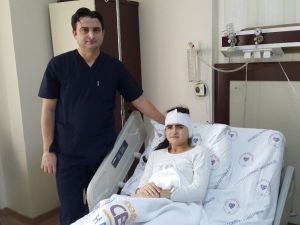 18 yaşındaki Şilan’ın kulak zarındaki delik 4 buçuk saatte kapatıldı