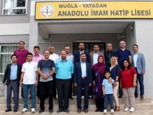 Uçak Yatağan üyelerini ziyaret etti