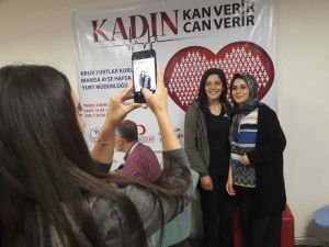 Manisa’da ’Kadın kan verir, kadın can verir’ kampanyası