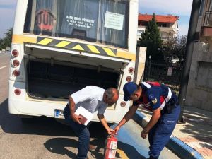 Sarıgöl’de okul servis araçları denetlendi