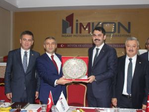 Bakan Kurum, İMKON’un toplantısına katıldı
