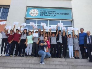 Şehit Ömer Halisdemir Ortaokulundan uluslarası başarı