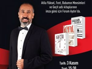 Prof. Dr. Atila Yüksel, okurlarıyla Forum Aydın’da buluşuyor