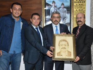 Başkan Alıcık’a 2 ayda tamamlanan anlamlı hediye