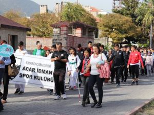 Kırkağaç’ta sağlıklı yaşam için yürüdüler