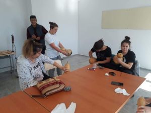 Öğretmen ve öğrenciler için ’Su kabağı işlemeciliği’ kursu