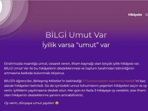 İyilik varsa ‘Umut’ var