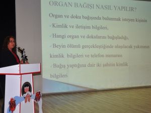 Öğrencilere organ bağışı ve farkındalık eğitimi verildi