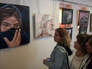 Ödemişli amatör ressamlardan karma sergi