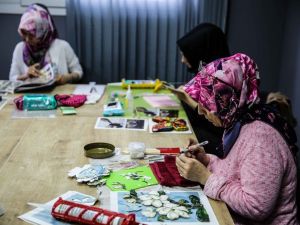 Buca’da 3 boyutlu rölyef resim