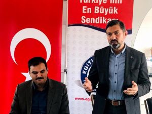 Eğitim Bir-Sen Şube Başkanı Uçak, “Vaat değil, icraatın konuşulsun”