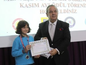 Menteşe’de örnek öğrenciler ödüllendirildi