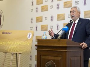TESK Başkanı Palandöken: "100 bine yakın esnaf TESK kart kullanıyor”