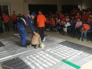 Soma’da öğrencilere trafik eğitimi