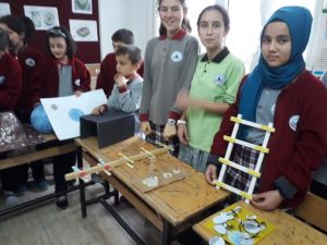 Yaptıkları projeleri sergilediler