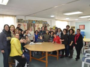 Kuşadası’nda Engelliler Köyü’nde baskı atölyesi