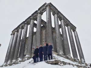 ’’İZDES’’ heyeti Aizonai Antik Kenti’ne  hayran kaldı