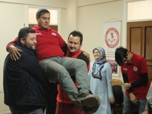 Aydın’da arama kurtarma derneğine ilk yardım eğitimi verildi