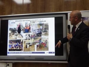 Afad’dan lise öğrencilerine seminer