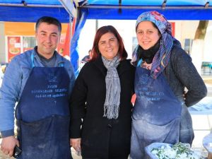 Başkan Çerçioğlu, Çakırbeyli Köy Pazarı’nı ziyaret etti